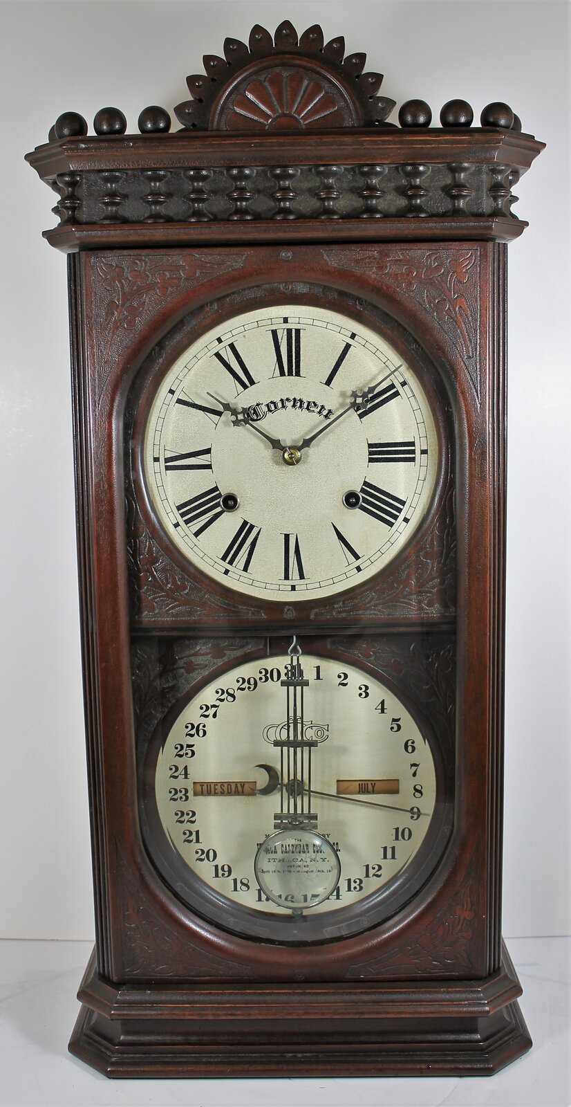 Antique Ithaca No. 13 Shelf Kildare Clock — Antique Clocks Price Guide