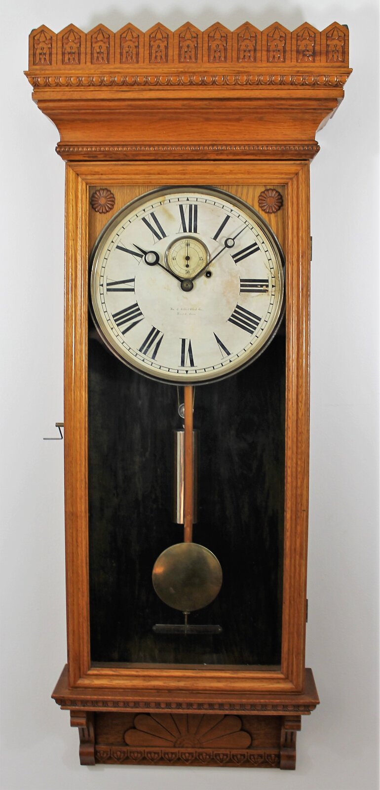 Antique Gilbert Regulator No. 14 Clock — Antique Clocks Price Guide