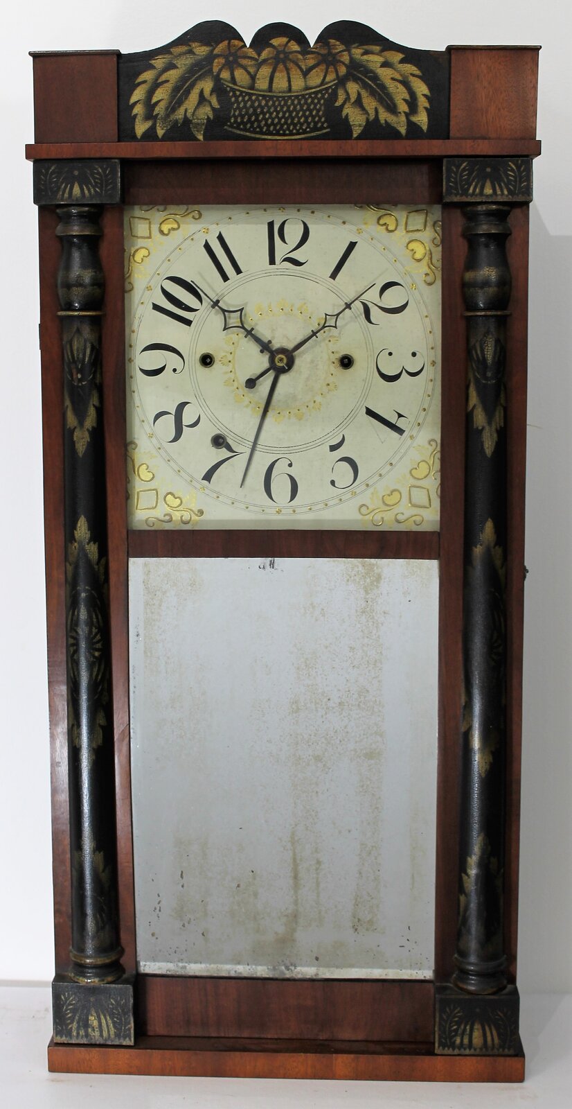 Antique Boardman looking glass Clock — Antique Clocks Price Guide