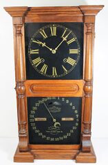 Antique Ithaca Pillared Farmer (Old Farmers No. 10) Clock