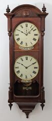 Antique Seth Thomas Regulator No. 6 Double Time Clock