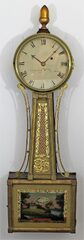 Antique Cummens presentation banjo Clock