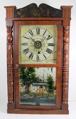 Antique Jeromes & Darrow miniature time piece alarm Clock