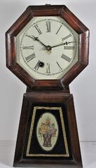 Antique Jerome keyhole - miniature Clock