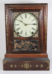 Antique Terry & Andrews gilt cottage Clock