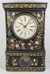 Antique Goodrich iron case MOP Clock