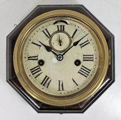 Antique Ansonia Octagon lever 6 inch Clock