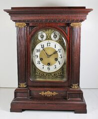 Antique Junghans bracket chime on rods Clock