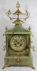 Antique French onyx shelf Clock