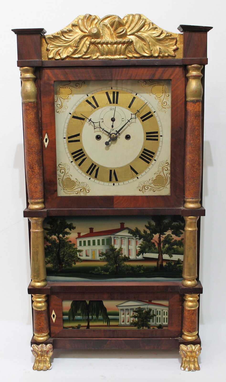 Antique Spencer, Hotchkiss Salem Bridge clock Clock — Antique Clocks Price Guide