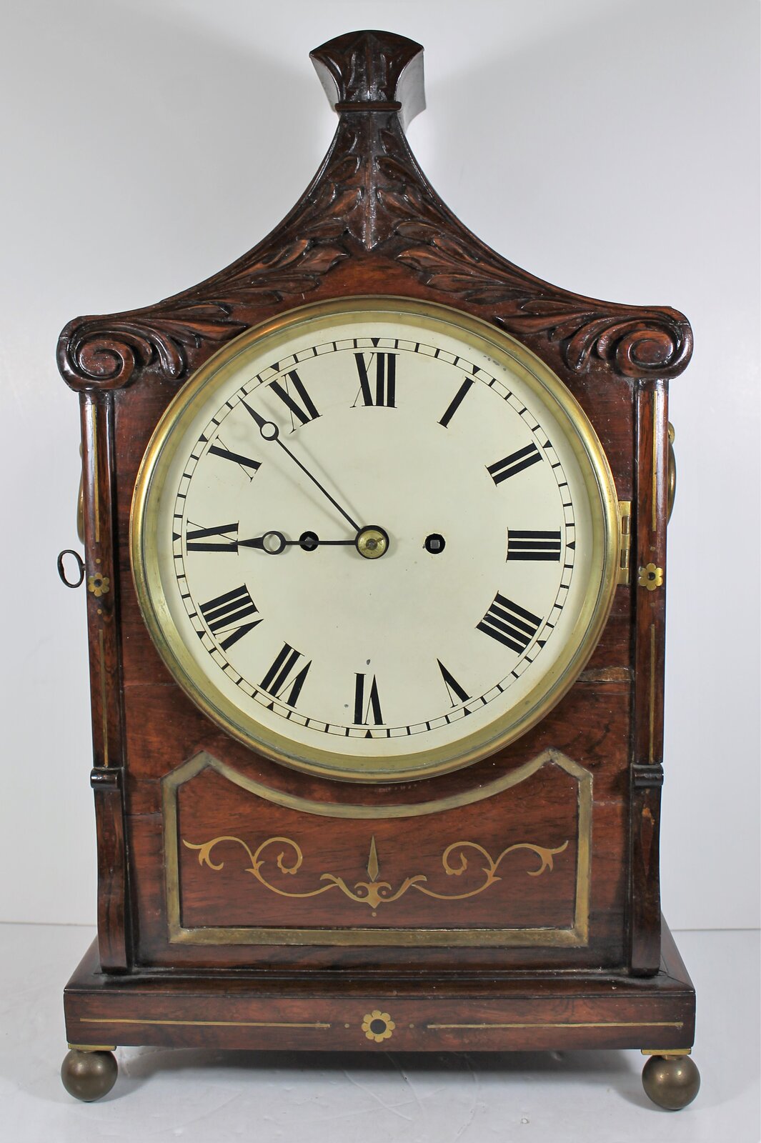 Antique English fusee bracket Clock — Antique Clocks Price Guide