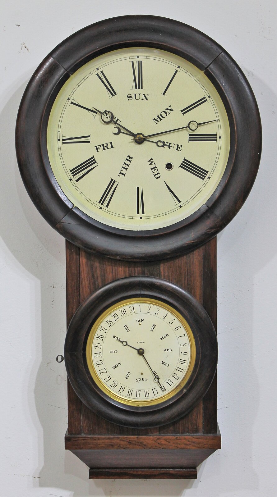 Antique Carter Carter Calendar Clock Clock — Antique Clocks Price Guide
