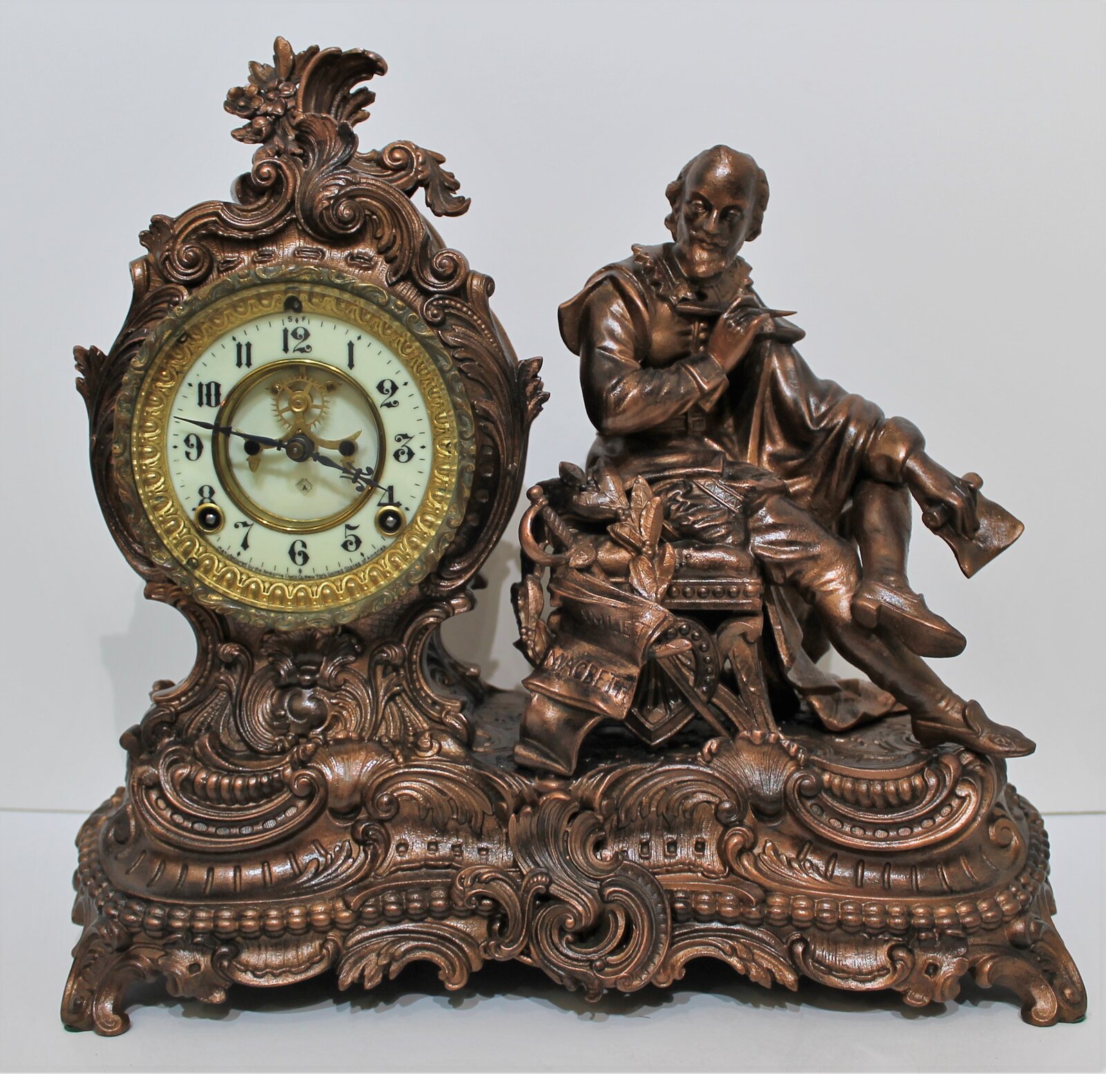 Antique Ansonia Macbeth Clock — Antique Clocks Price Guide