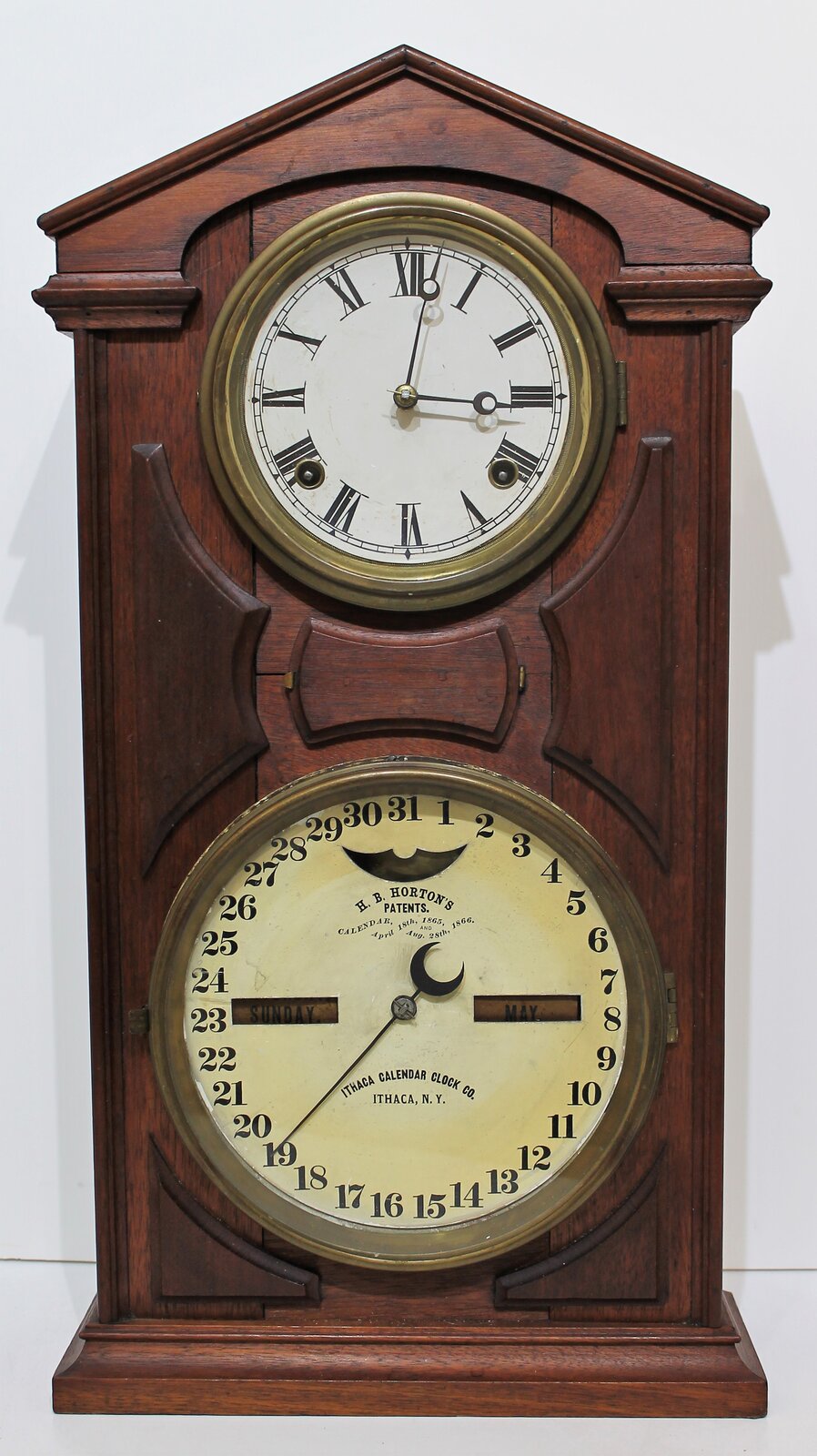 Antique Ithaca No. 7  Shelf Cottage Clock — Antique Clocks Price Guide