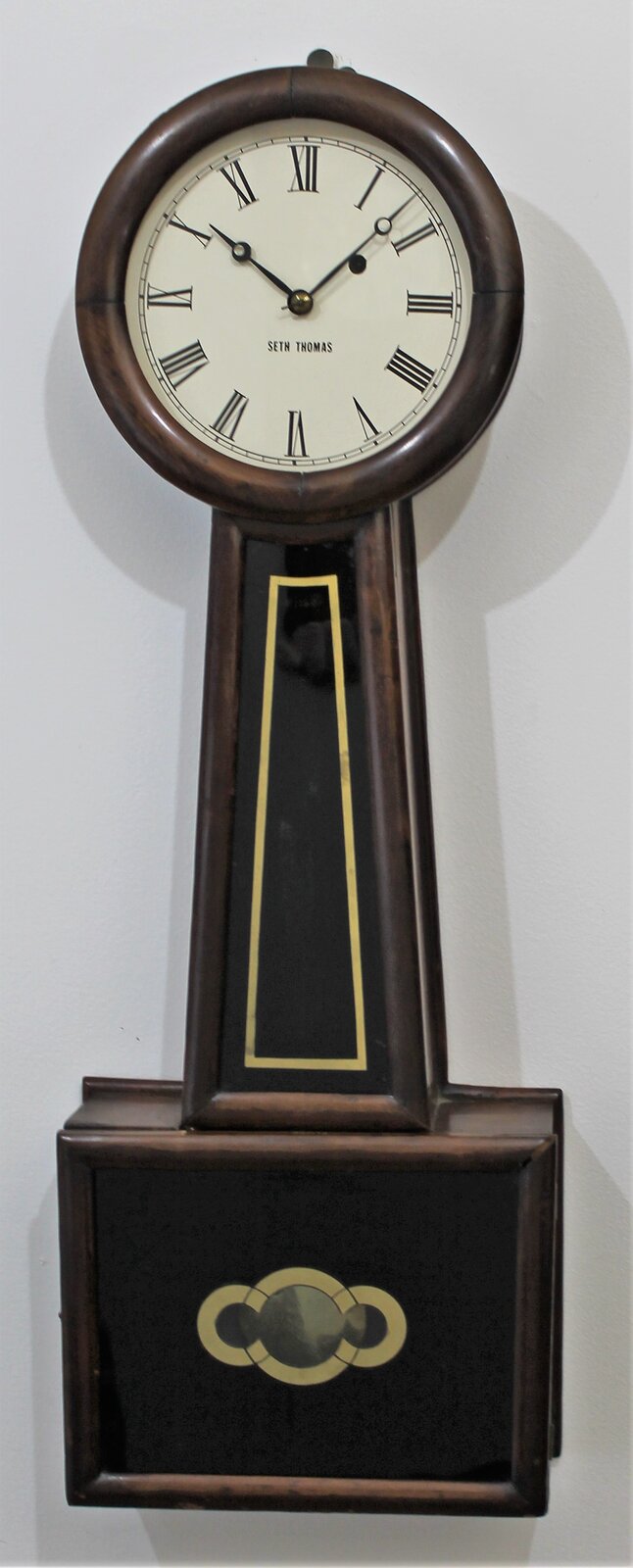 Antique unknown N Attlboro square bottom Clock — Antique Clocks Price Guide