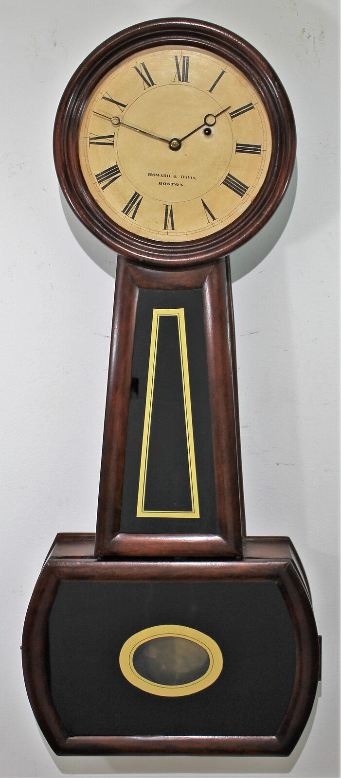 Antique Howard & Davis No. 3 banjo Clock — Antique Clocks Price Guide