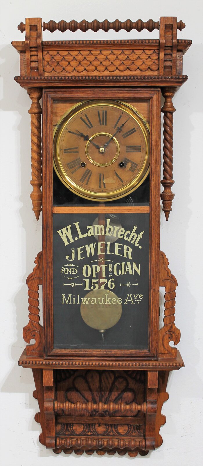 Antique Gilbert Saratoga Clock — Antique Clocks Price Guide