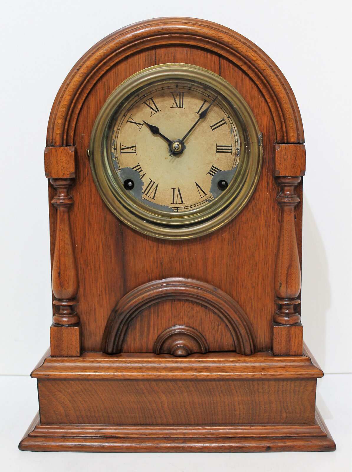 Antique Kroeber Round Top Clock — Antique Clocks Price Guide