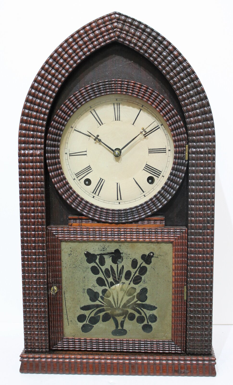 Antique Welch ripple-front beehive Clock — Antique Clocks Price Guide
