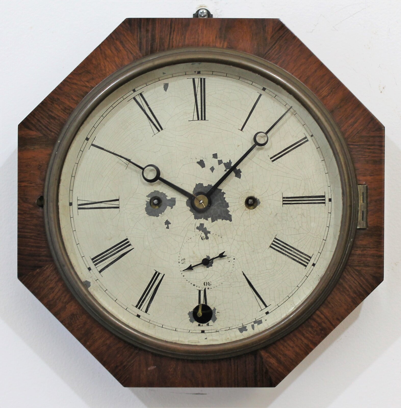 Antique Jerome Octagon Lever Ship's Bells Clock — Antique Clocks Price Guide