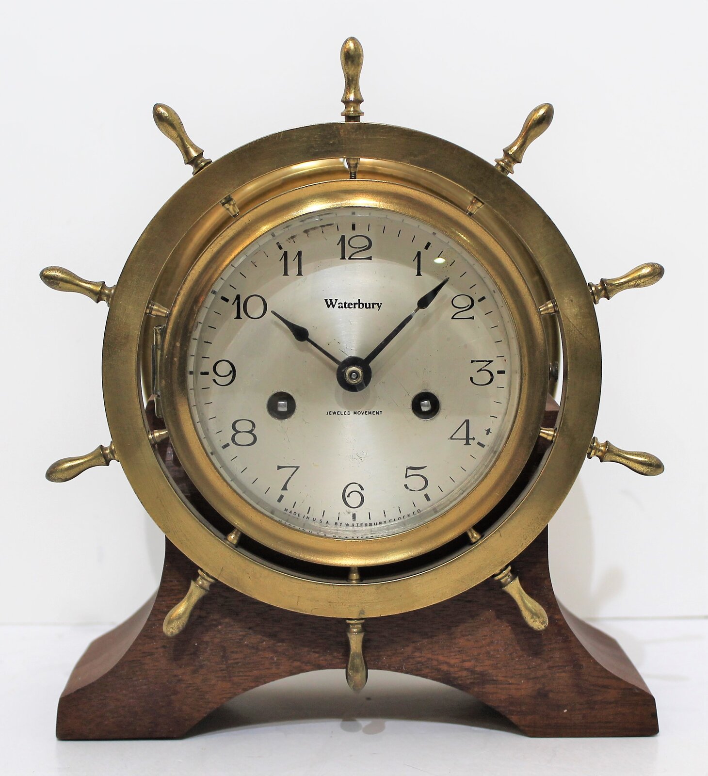 Antique Waterbury Ship's Bell No. 10 Clock — Antique Clocks Price Guide