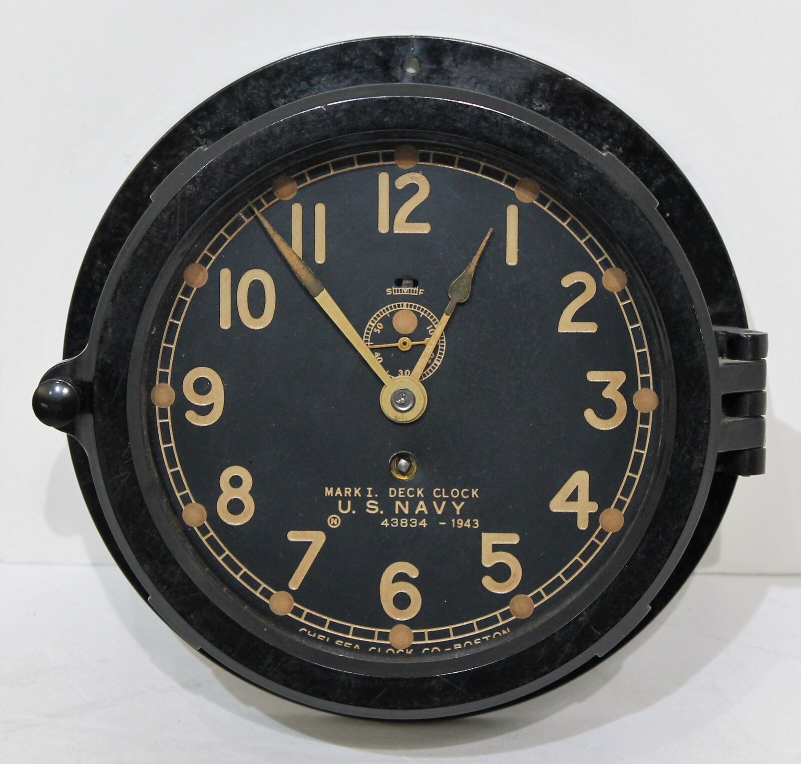 Antique Chelsea Mark I Deck Clock Clock — Antique Clocks Price Guide