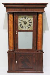 Antique Brace false hollow column Clock