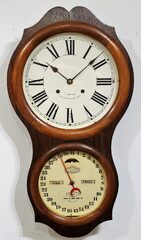 Antique Ithaca No. 4 Hanging Office Clock
