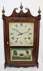 Antique Ives, Chauncey pillar & scroll Clock
