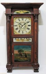 Antique Marshall & Adams Empire C&C - brass mvmt Clock