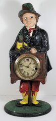 Antique Bradley Hubbard organ grinder Clock