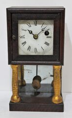 Antique Union Labor Co miniature fixed pendulum Clock