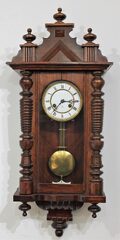 Antique Junghans spring driven vienna Clock