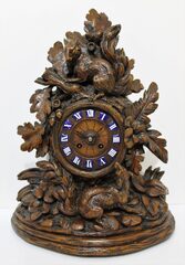 Antique French carved table clock Clock