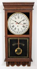 Antique Ingraham Northwestern calendar store clock Clock