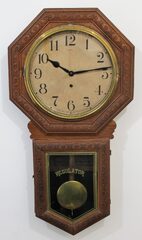 Antique Welch Star Pointer Clock