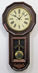 Antique Waterbury Regulator No. 2 Clock