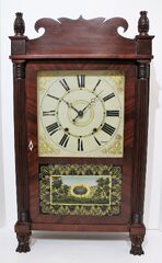 Antique Loomis reeded C&S Clock