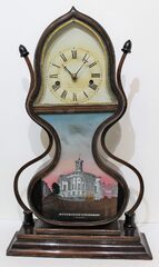 Antique Brown Acorn Clock