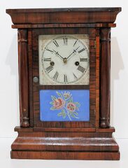 Antique Waterbury Column Spring Clock