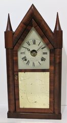 Antique Boardman & Wells steeple fusee Clock
