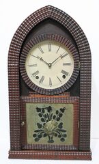 Antique Welch ripple-front beehive Clock