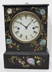Antique Jerome paper mache shelf Clock