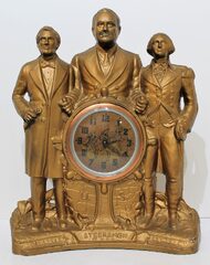 Antique United Electric Clock Steersmen of the USA animated Clock