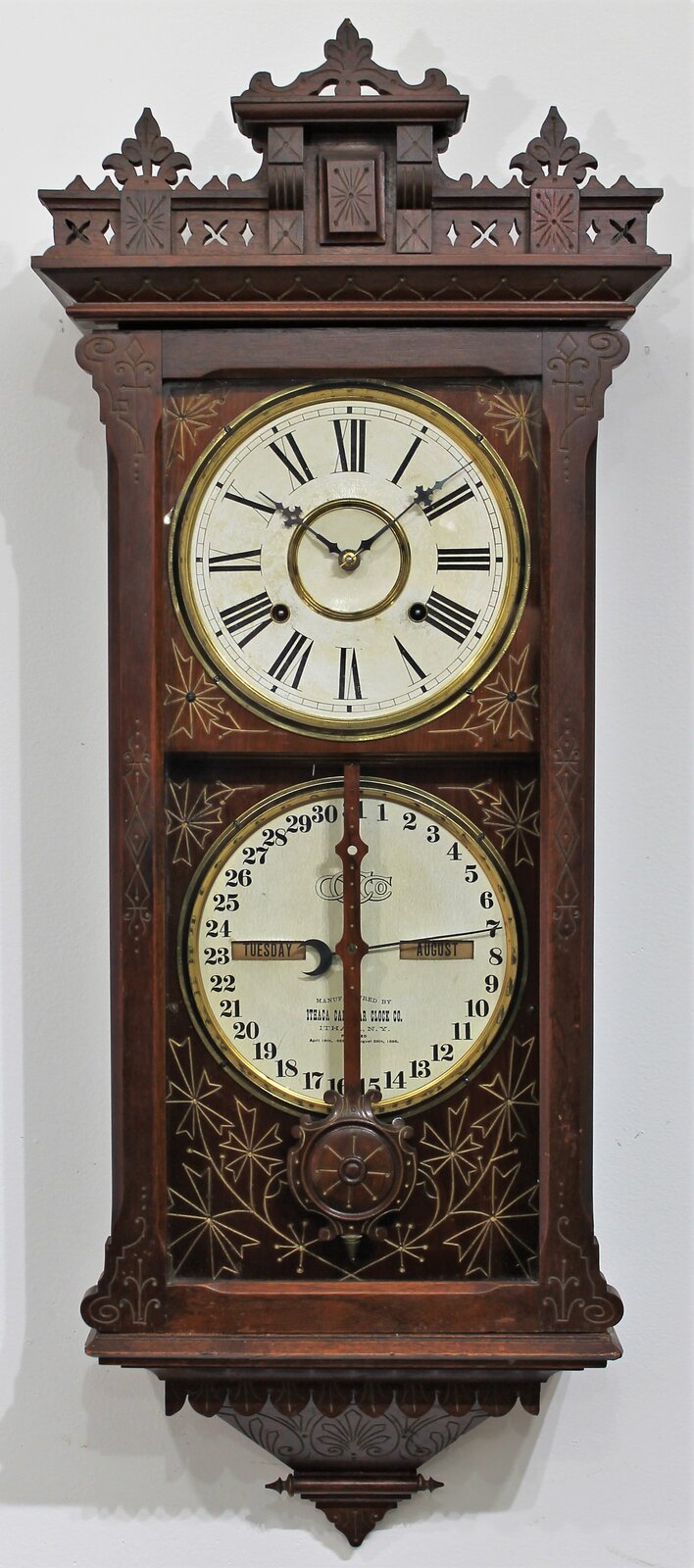 Antique Ithaca No. 5.5 Belgrade Clock — Antique Clocks Price Guide