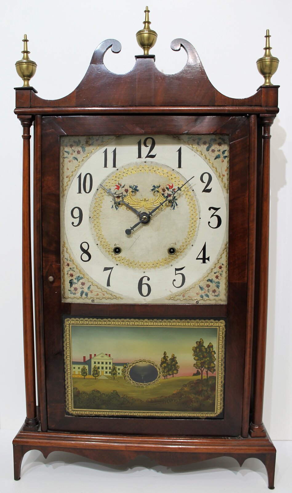 Antique Terry, Eli & Samuel pillar & scroll Clock — Antique Clocks Price Guide