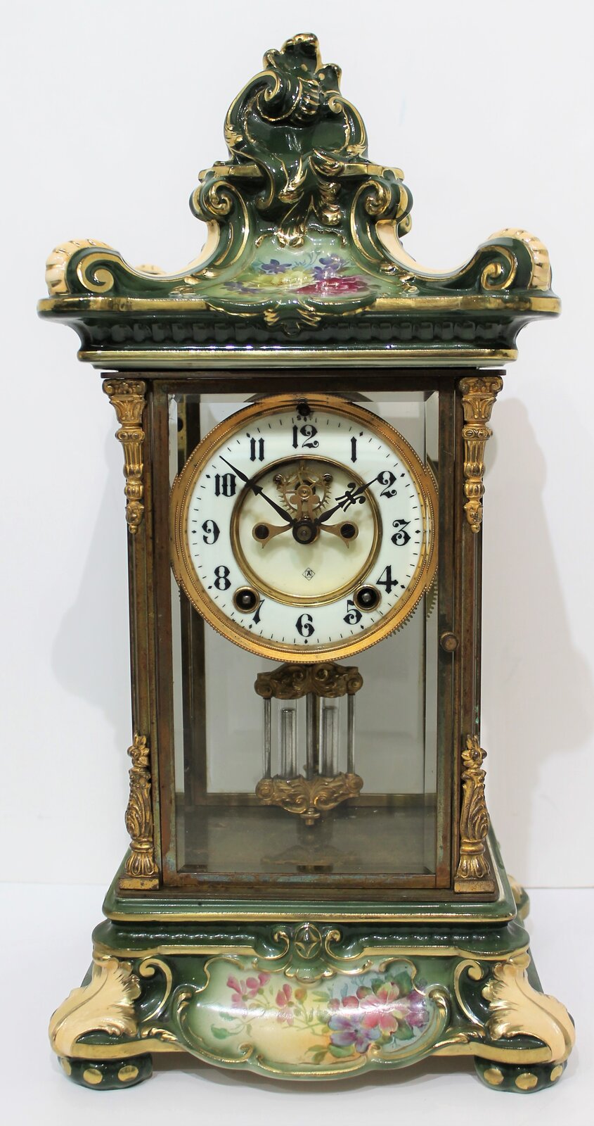 Antique Ansonia Crystal Regulator No. 5 Clock — Antique Clocks Price Guide