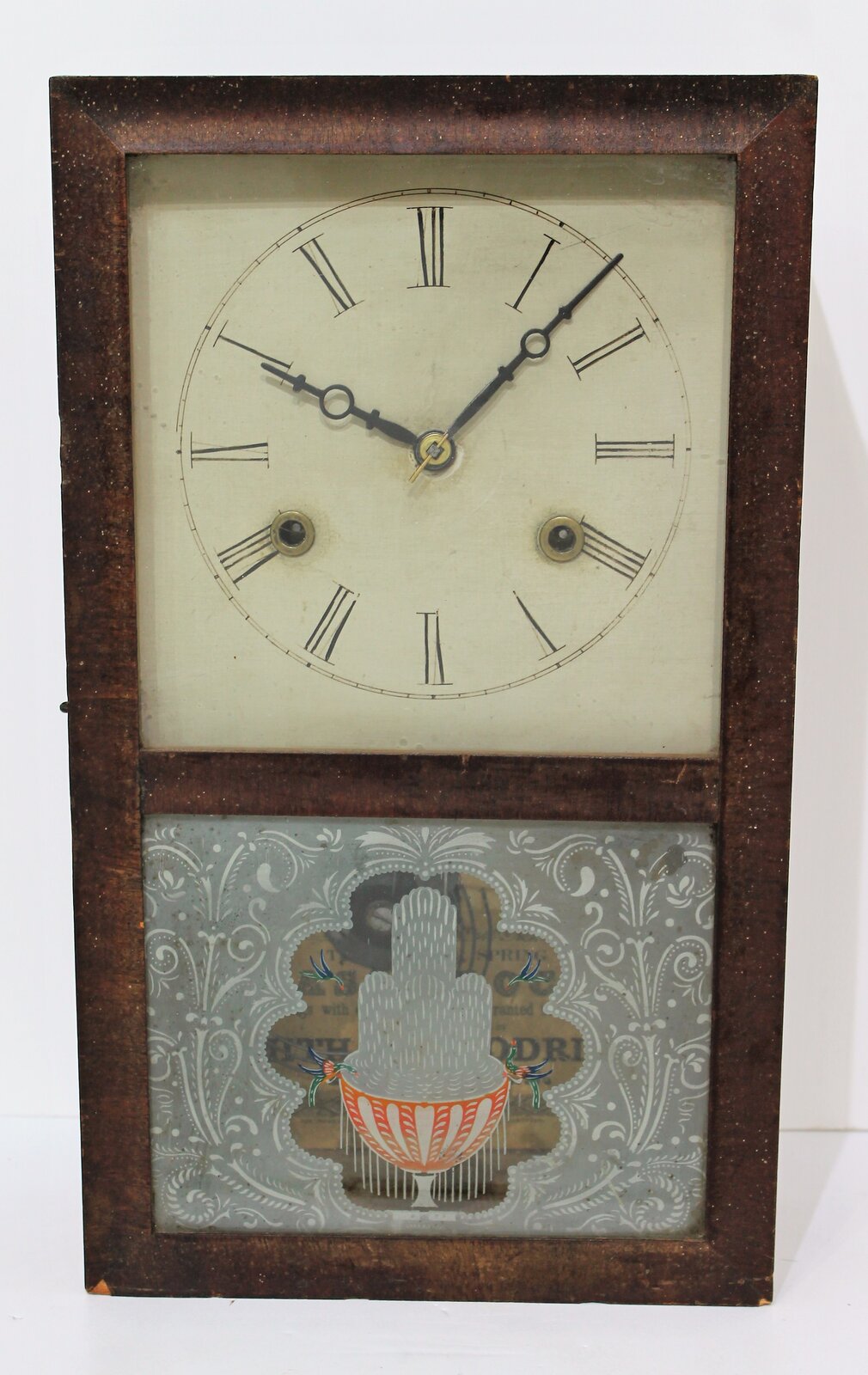 Antique Smith & Goodrich fusee box clock Clock — Antique Clocks Price Guide
