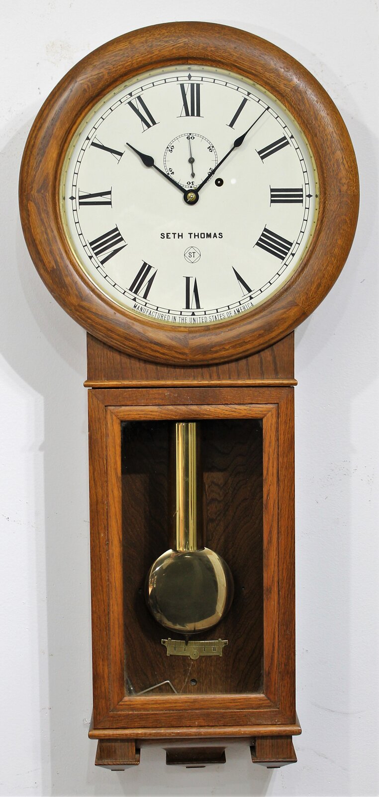 Antique Seth Thomas Regulator No. 2 REISSUE Clock — Antique Clocks Price Guide