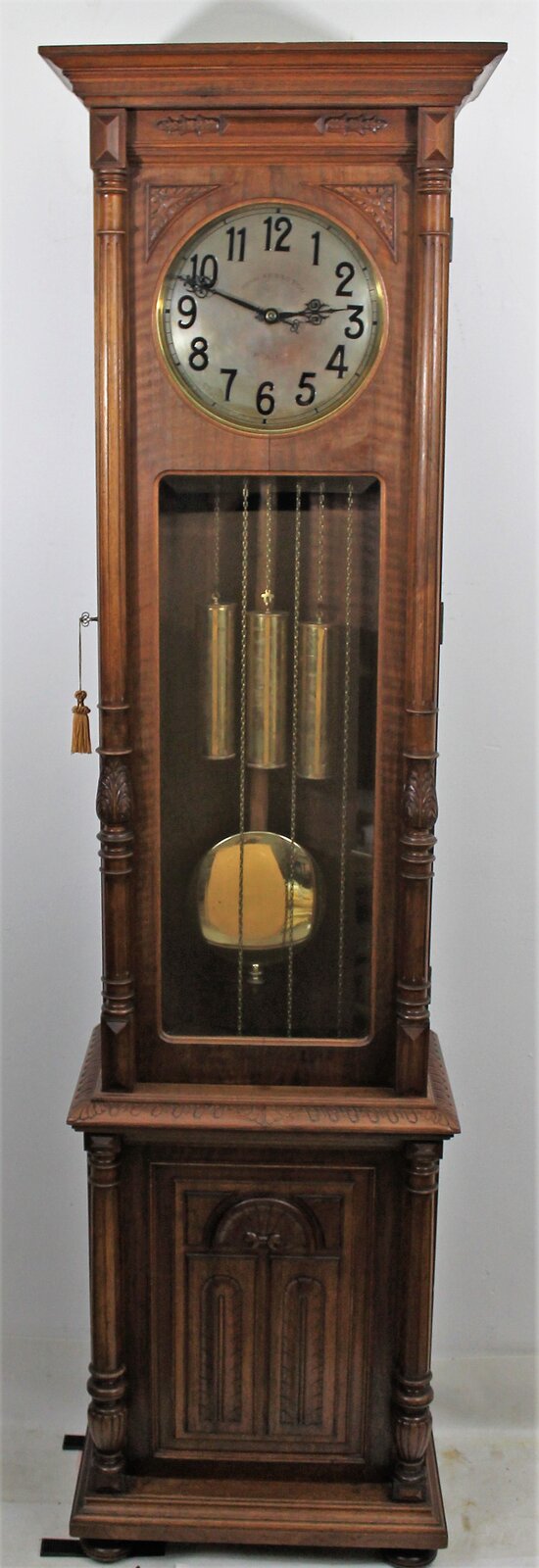 Antique Furtwangler & Sohn chiming hall clock Clock — Antique Clocks Price Guide